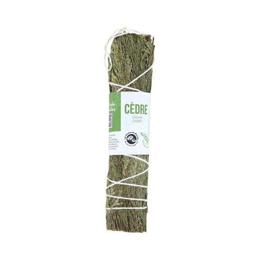 Tresse de cèdre 10 cm de Aromandise dans Fleurs de Bach véritable