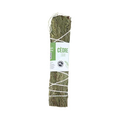 Tresse de cèdre 10 cm de Aromandise dans Fleurs de Bach véritable