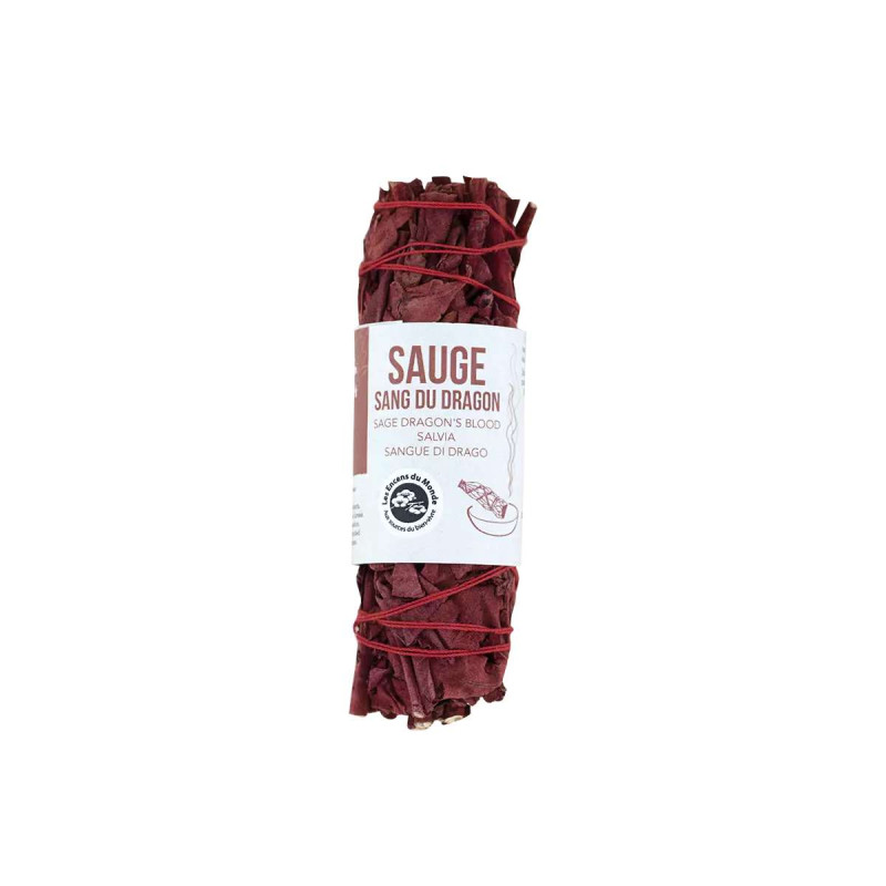 Tresse sauge sang dragon 10 cm de Aromandise dans Fleurs de Bach véritable