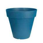 Pot Soleilla Rond 20 Bleu -Pot Riviera de Riviera - fabricant de Pots à reserve d'eau et sans réserve dans Pots en plastique