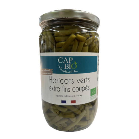 HARICOTS VERTS EXTRA FIN BIO 660G de Table des producteurs Libourne dans 🥫 Conserves