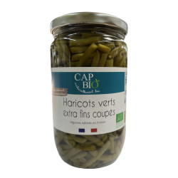 HARICOTS VERTS EXTRA FIN BIO 660G de Table des producteurs Libourne dans 🥫 Conserves