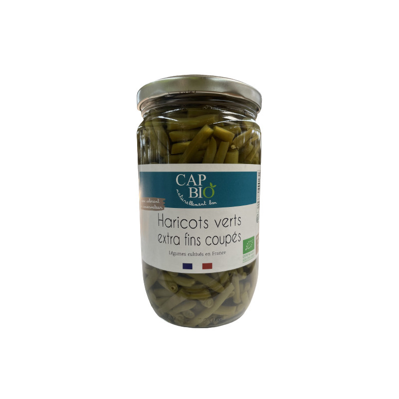 HARICOTS VERTS EXTRA FIN BIO 660G de Table des producteurs Libourne dans 🥫 Conserves