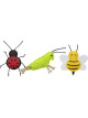 /Insectes. en feutre. catnip. 11cm