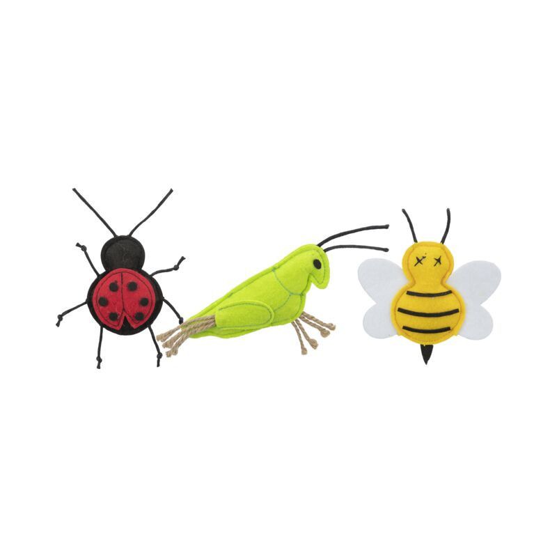 /Insectes. en feutre. catnip. 11cm de Trixie - Produit pour animaux dans Jouets pour chats