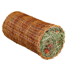 Tunnel en osier foin/carotte. 20x38cm. 220 g de Trixie - Produit pour animaux dans Friandises pour rongeurs