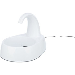 Fontaine à boire 2.5 l/25x24.5x35cm. blanc de Trixie - Produit pour animaux dans Gamelles, distributeurs et fontaines pour chats