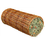 Tunnel en osier foin/carotte. 15x33cm. 110 g de Trixie - Produit pour animaux dans Friandises pour rongeurs