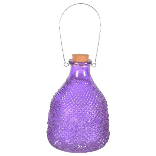 Attrape guepes verre chine violet l de Esschert design - deco maison et jardin dans 🐝 Produits anti Guêpes et frelons