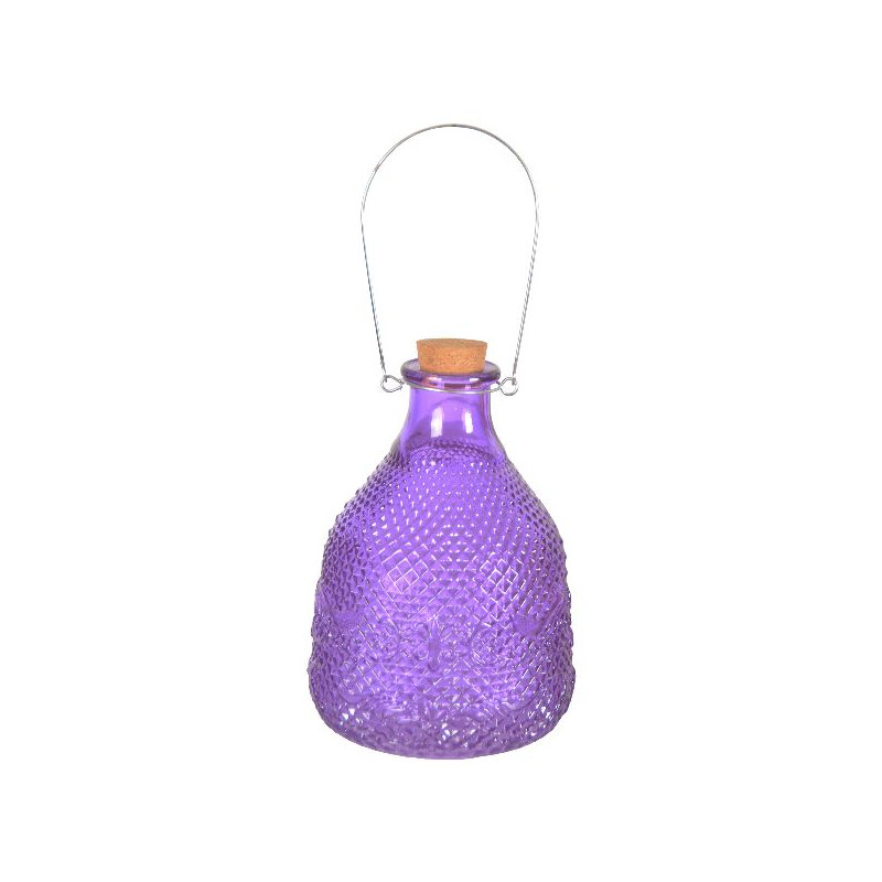 Attrape guepes verre chine violet l de Esschert design - deco maison et jardin dans 🐝 Produits anti Guêpes et frelons
