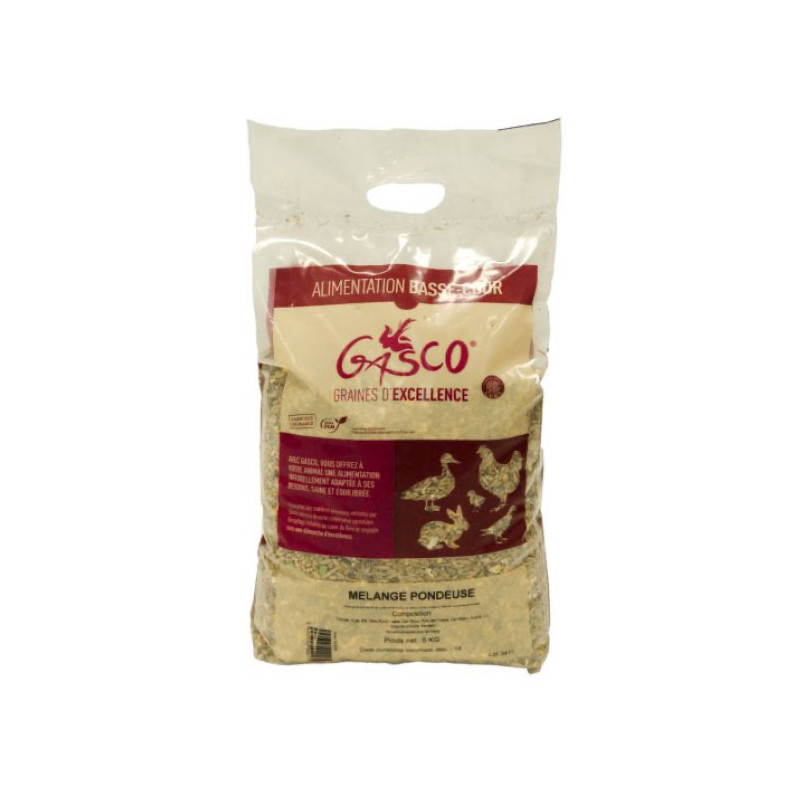 Melange Pondeuse 5Kg Gasco de Gasco dans Alimentation des poules et animaux de basse cour