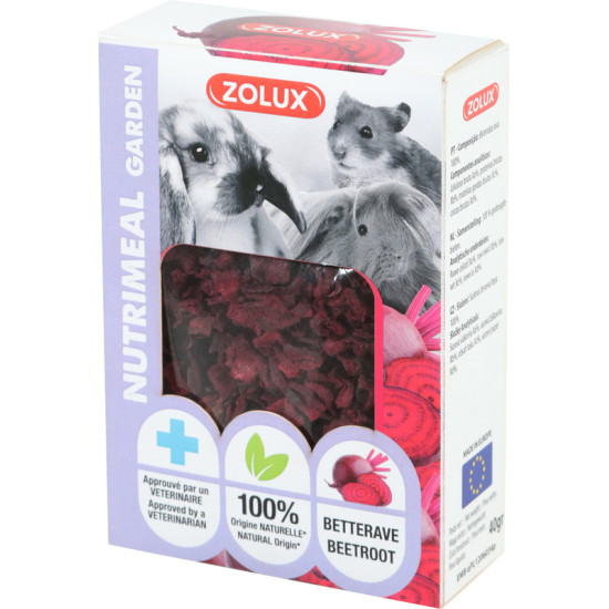 Snack betterave nutrimeal3 garden 40gr de Zolux - Produit pour animaux dans Nourriture pour rongeurs