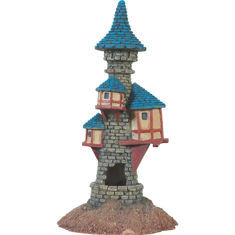Tour medieval bleu décoration aquarium de Zolux - Produit pour animaux dans Sujets pour aquarium