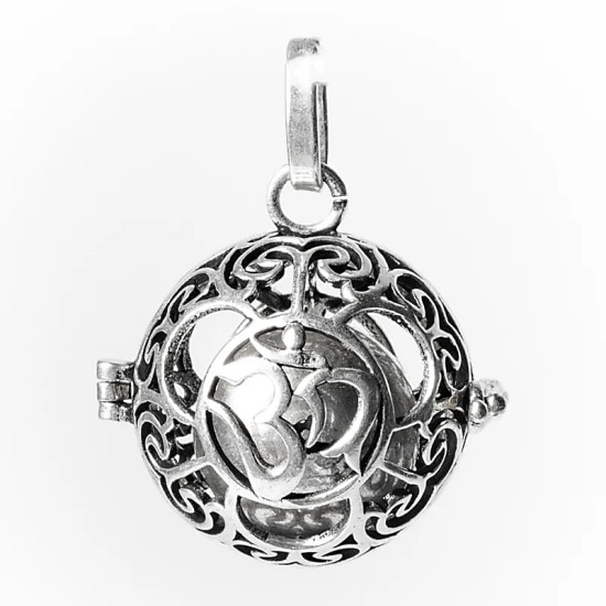Pendentif grossesse om boule harmonie 2.5 cm de Phoenix import dans 💎 Bijoux et accessoires ésotériques