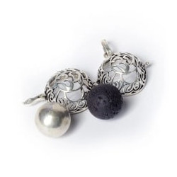 Pendentif grossesse om boule harmonie 2.5 cm de Phoenix import dans 💎 Bijoux et accessoires ésotériques