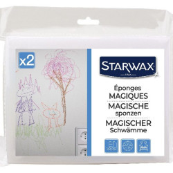 Eponges Magiques X2 Starwax de Jardinerie Bordeaux Libourne Gironde dans Entretien de la maison