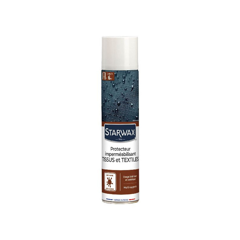 Aérosol Protecteur Tissus Textiles 300Ml Starwax de Jardinerie Bordeaux Libourne Gironde dans Entretien de la maison