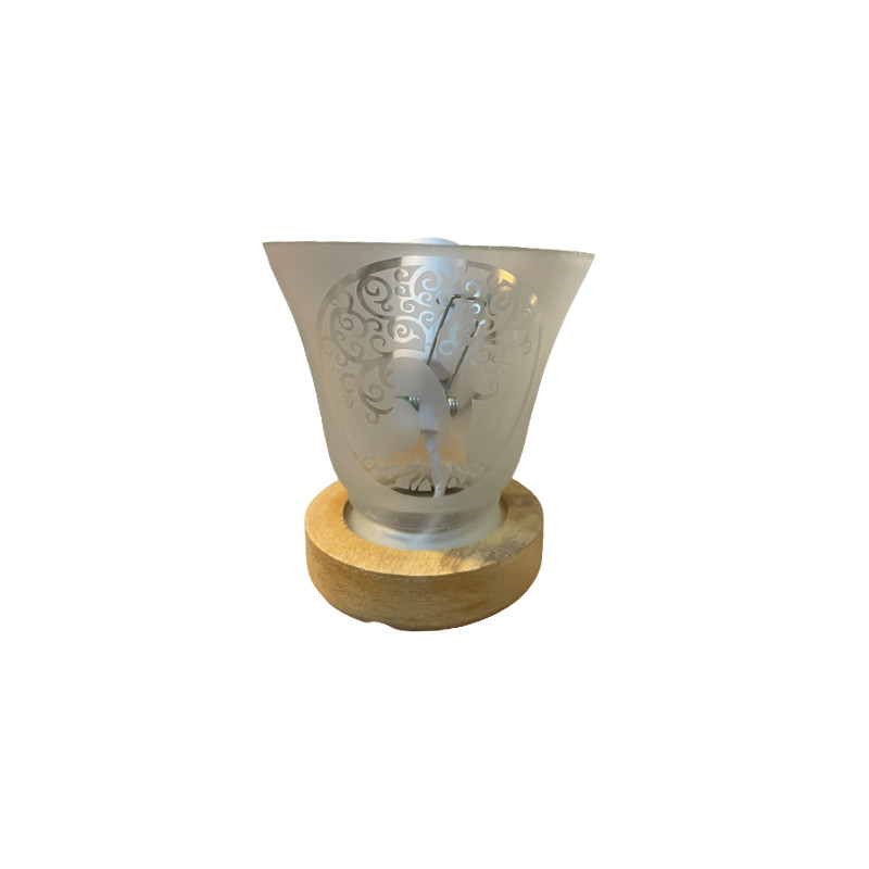 /Lampe gemme arbre de vie avec led 12x12cm de Phoenix import dans 💎 Bijoux et accessoires ésotériques
