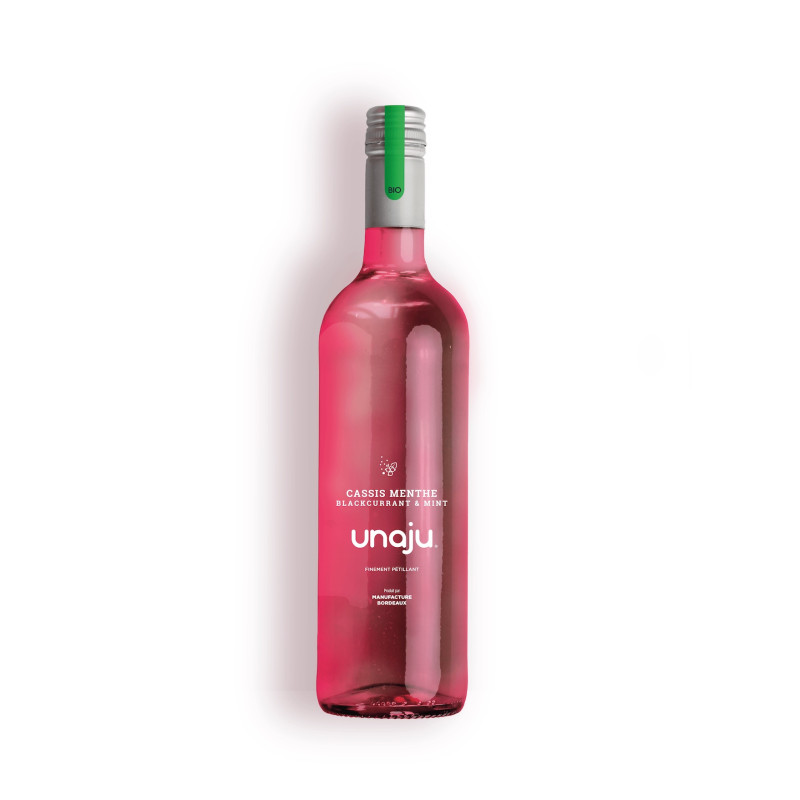 UNAJU CASSIS MENTHE 75CL de Unaju - Les jus pétillants de Bordeaux dans 🥛 Boissons sans alcools
