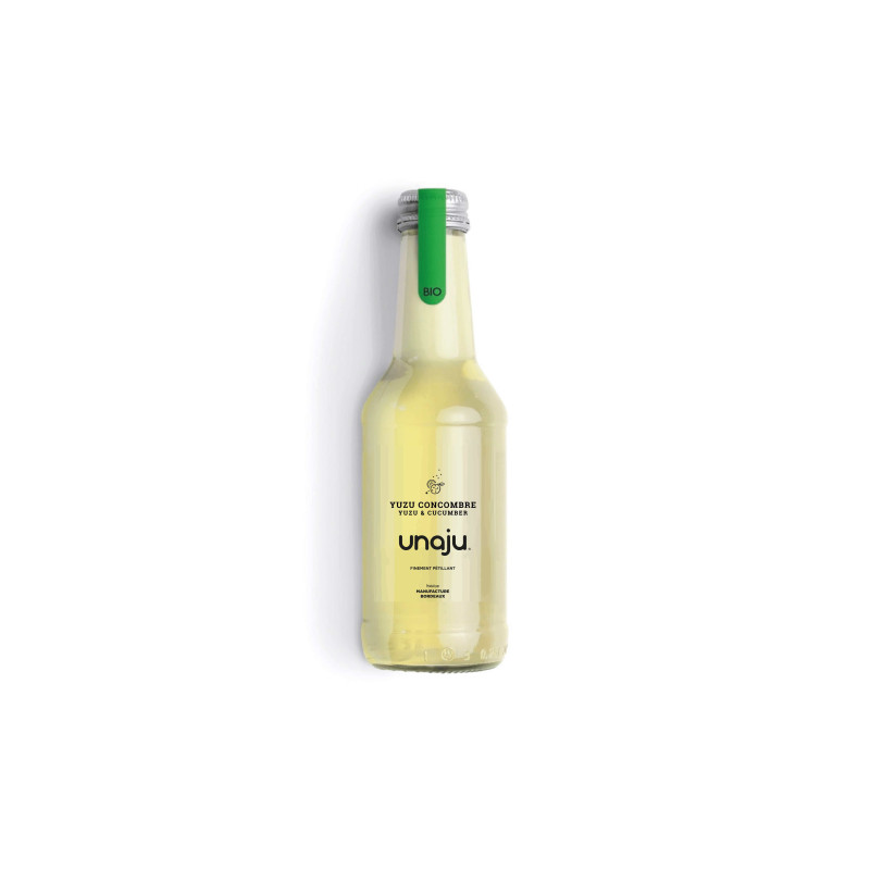 UNAJU YUZU CONCOMBRE 25CL de Unaju - Les jus pétillants de Bordeaux dans 🥛 Boissons sans alcools
