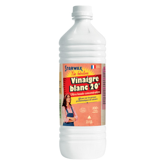 Vinaigre Blanc Fabulous 20° 1L Starwax de Starwax et Briochin - multi-spécialiste de solutions d’entretien dans Entretien de ...