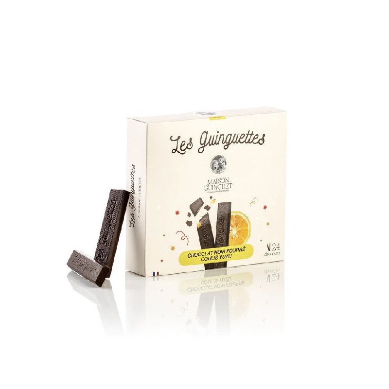 GUINGUETTES YUZU 180G de 🍫 Maison Guinguet - le Chocolat dans 🍫 Chocolats