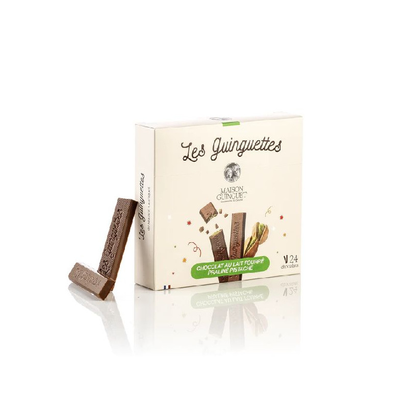 GUINGUETTES PRALINE PISTACHE 180G de 🍫 Maison Guinguet - le Chocolat dans 🍫 Chocolats