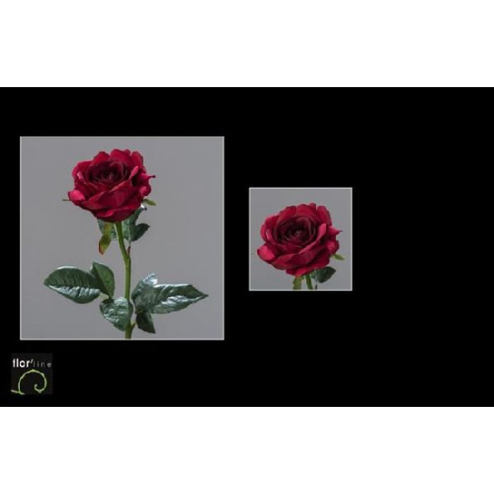Tige rose ouverte 51cm cerise de Jardinerie Bordeaux Libourne Gironde dans Plantes artificielles