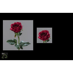 Tige rose ouverte 51cm cerise de Jardinerie Bordeaux Libourne Gironde dans Plantes artificielles