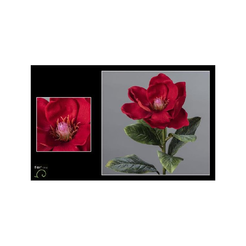 Tige rouge de magnolia velours 51cm de Jardinerie Bordeaux Libourne Gironde dans Plantes artificielles
