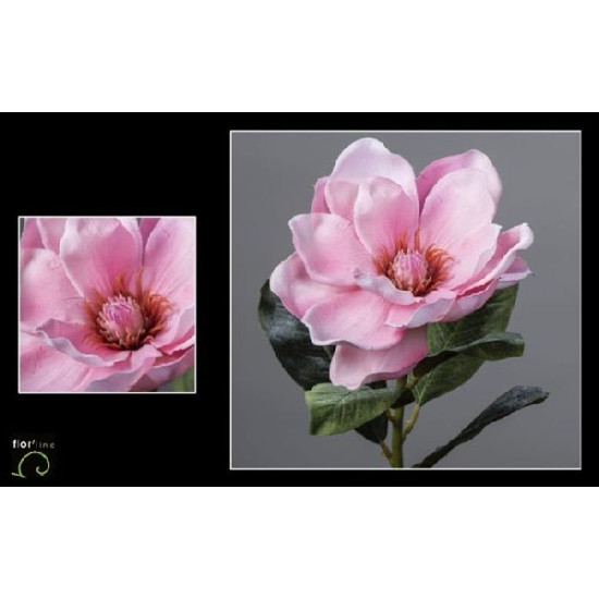 Tige rose de magnolia velours 51cm de Jardinerie Bordeaux Libourne Gironde dans Plantes artificielles