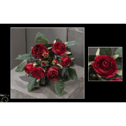 Bouquet rose 30cm rouge de Jardinerie Bordeaux Libourne Gironde dans Plantes artificielles