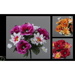 Piquet anemone gerbera 7 tiges 25cm de Jardinerie Bordeaux Libourne Gironde dans Plantes artificielles