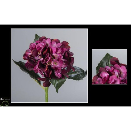 Tige hortensia 48cm pourpre de Jardinerie Bordeaux Libourne Gironde dans Plantes artificielles