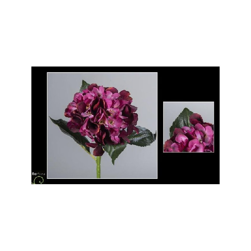Tige hortensia 48cm pourpre de Jardinerie Bordeaux Libourne Gironde dans Plantes artificielles