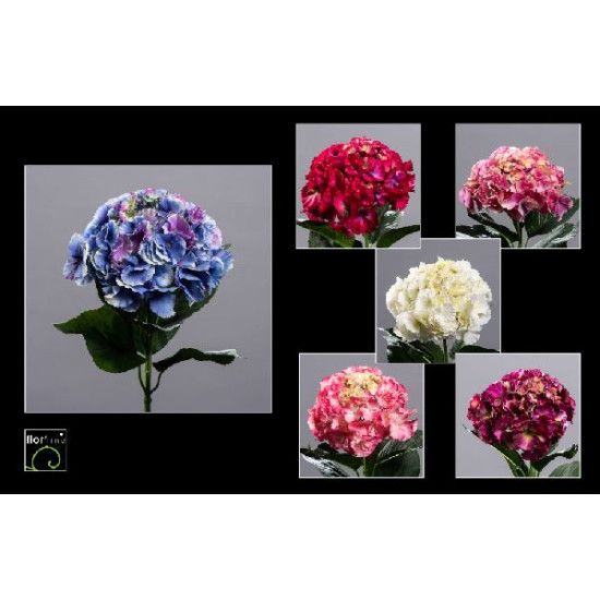 TIGE HORTENSIA 68CM FUCHSIA/VERT de Jardinerie Bordeaux Libourne Gironde dans Plantes artificielles