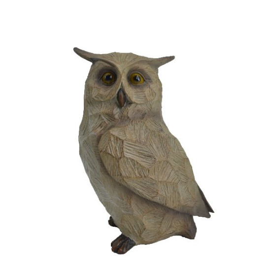 Hibou pt polyresine aspect bois de Jardinerie Bordeaux Libourne Gironde dans Sculpture et sujet