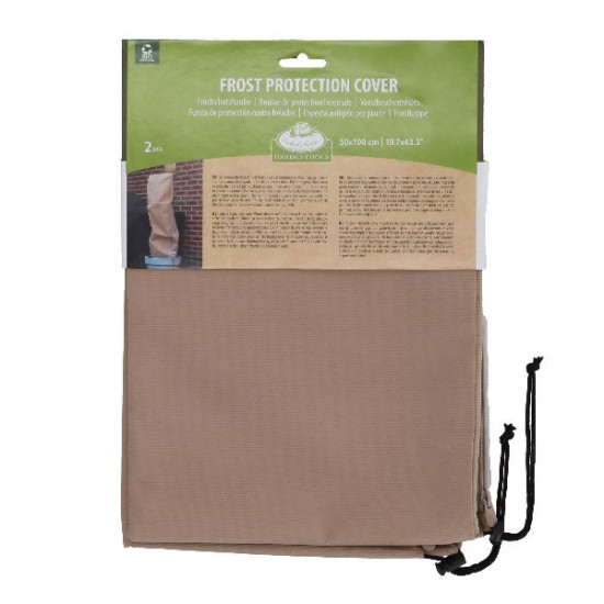 Voile d'hivernage 50x100cm set/2 de Esschert design - deco maison et jardin dans Protection d'Hiver