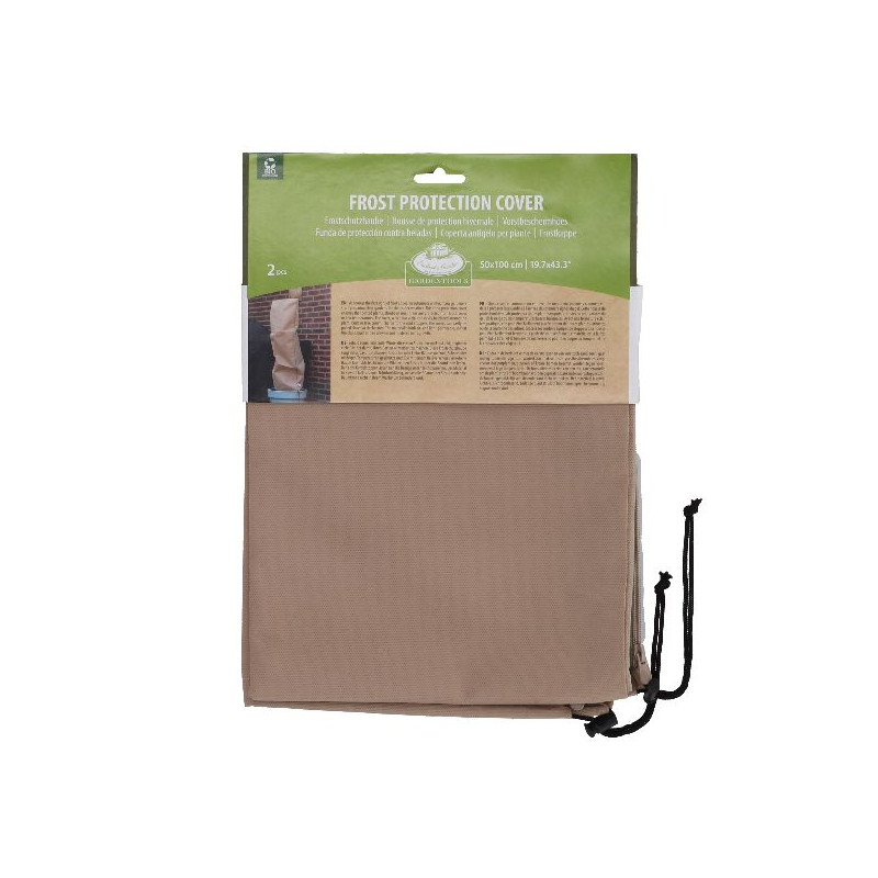 Voile d'hivernage 50x100cm set/2 de Esschert design - deco maison et jardin dans Protection d'Hiver