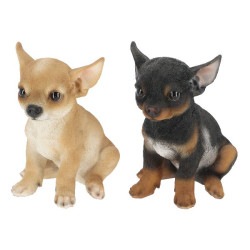 Chiot chihuahua assis de Esschert design - deco maison et jardin dans Sculpture et sujet