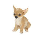 Chiot chihuahua assis de Esschert design - deco maison et jardin dans Sculpture et sujet