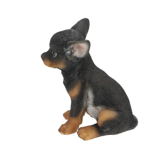 Chiot chihuahua assis de Esschert design - deco maison et jardin dans Sculpture et sujet