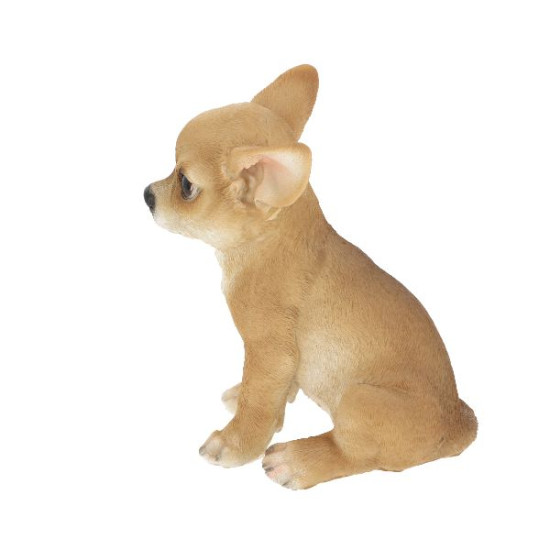 Chiot chihuahua assis de Esschert design - deco maison et jardin dans Sculpture et sujet