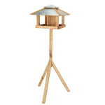 Mangeoire chêne carré avec silo de Esschert design - deco maison et jardin dans Nichoirs, Mangeoires et accessoires