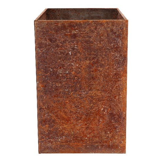 Pot de fleurs acier corten haut de Esschert design - deco maison et jardin dans Cache-pot et pot déco