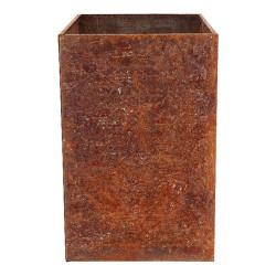 Pot de fleurs acier corten haut de Esschert design - deco maison et jardin dans Cache-pot et pot déco
