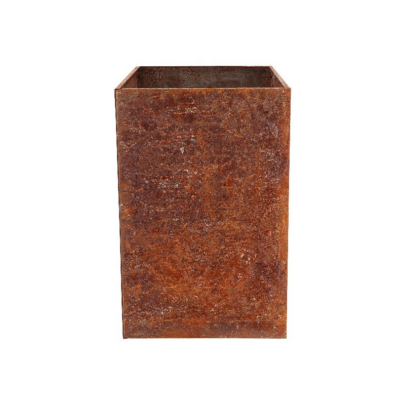 Pot de fleurs acier corten haut de Esschert design - deco maison et jardin dans Cache-pot et pot déco