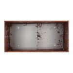 Pot de fleurs en acier corten rectangulaire - Élégance et durabilité pour votre extérieur de Esschert design - deco maison et...