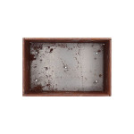 Pot de fleurs acier corten rect. s de Esschert design - deco maison et jardin dans Jardinieres