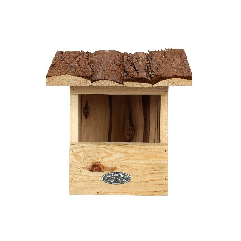 Nichoir écureuil avec toit en écorce - Esschert Design WA108